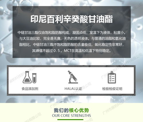 營(yíng)養(yǎng)強(qiáng)化劑新選擇 印尼百利中鏈甘油三酯的卓越優(yōu)勢(shì)